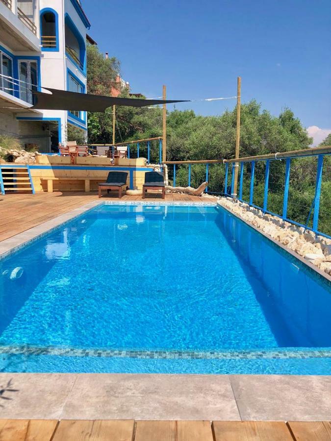 House Teigan Of Villa Intaba Breath Taking Sea Views Corfiot Riviera Corfu Island Greece With Pool Close To Ipsos Beach Pyrgi  Eksteriør bilde